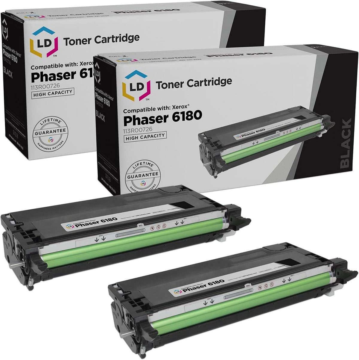 Remanufactured Toner Cartridge High Yield Black 2-Pack M168363