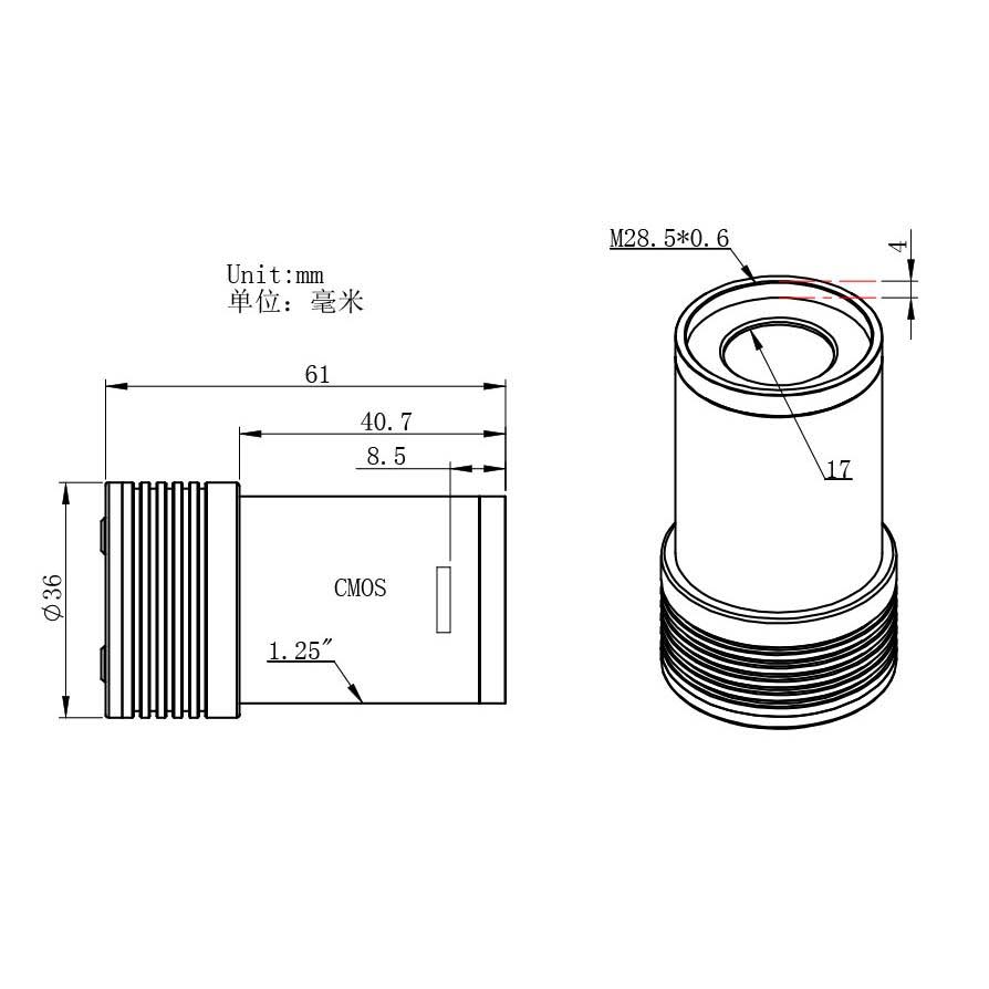 Monochrome CMOS Camera S564726