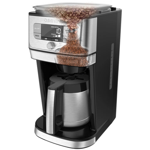 10 Cup Burr Coffeemaker, Silver Z176214