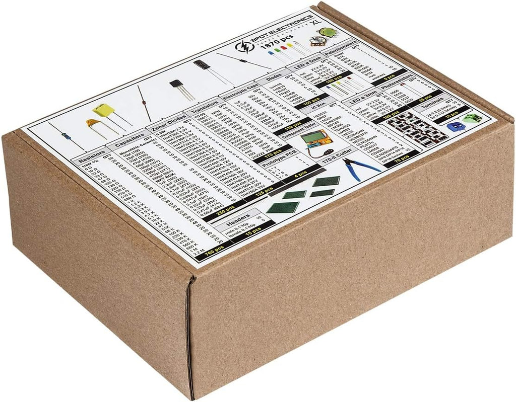 1870 pcs Electronic Component Kit Assortment I49668