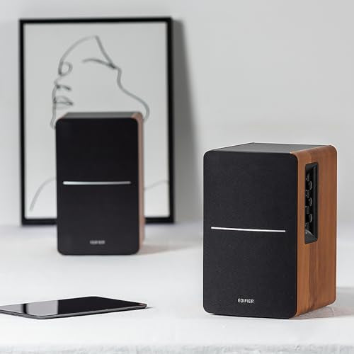 Powered Bookshelf Speakers with Wireless Wi-Fi Audio Streamer L1930