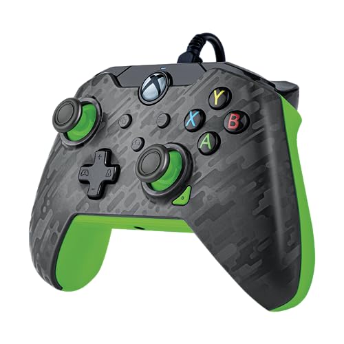 Wired Xbox Game Controller - Dual Vibration Gamepad - Fuse Black/Pink M309
