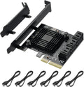 4X PCIE SATA Card 6 Ports with 6 SATA Cables F41668
