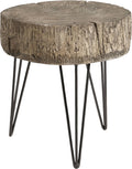 Accent Table Antique Silver N385