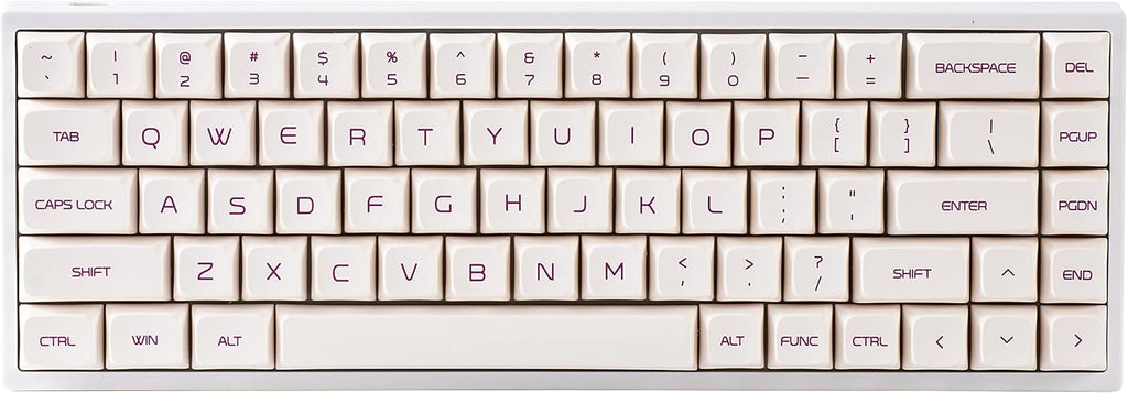 Hot Swappable Mechanical Keyboard 68-Key RGB Backlit Translucent ABS Case Z7596