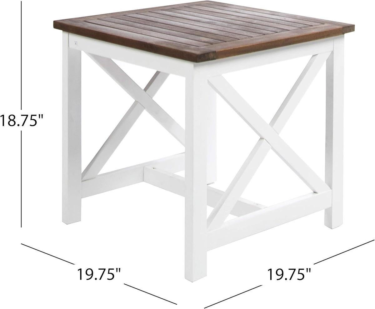 Acacia Wood End Table I99927