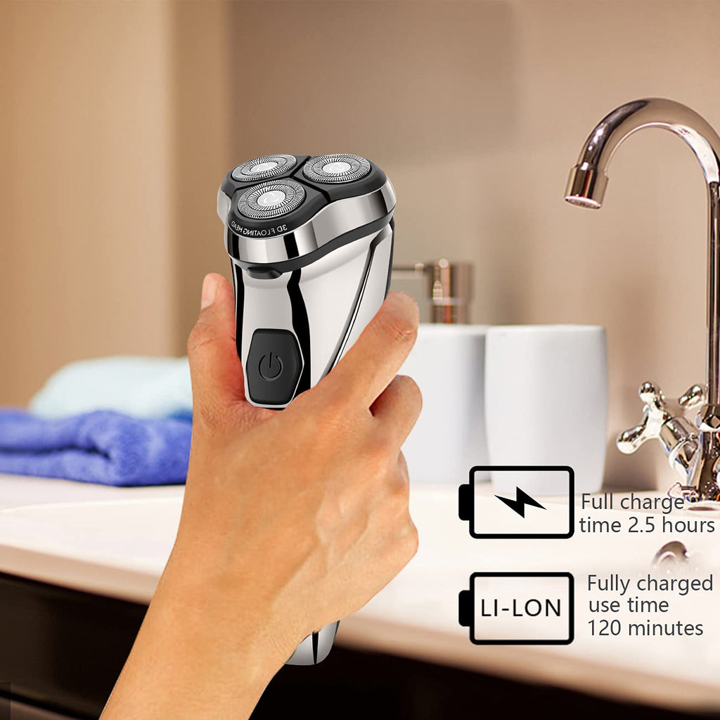 Electric Rotary Razor with Pop-up Trimmer R387