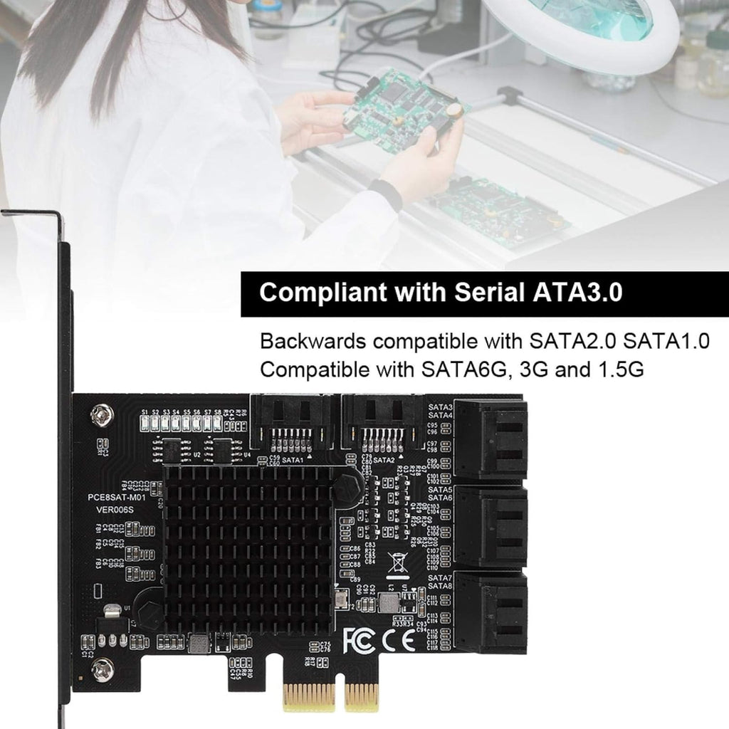PCIE SATA 8-Port Expansion Card S488906