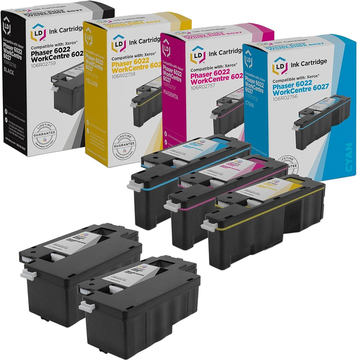 Remanufactured Toner Cartridge Replacements 5-Pack X50105
