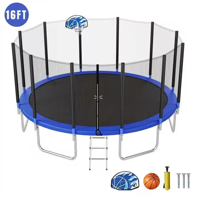 14FT Trampoline with Enclosure and Ladder V167