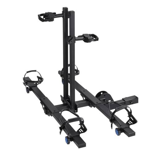 2-Bike Hitch Rack with Ramp, 200 Lbs Capacity J714