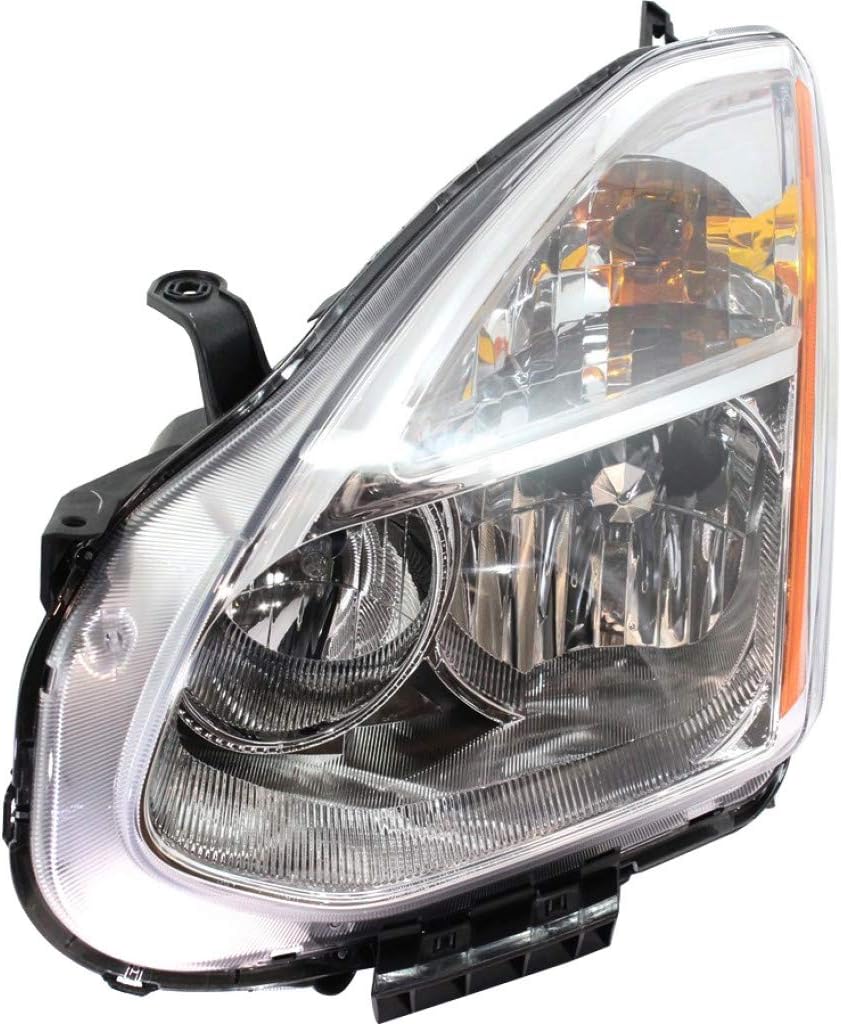 Nissan Rogue Headlight Assembly 2009 2010 Passenger Side Halogen N808