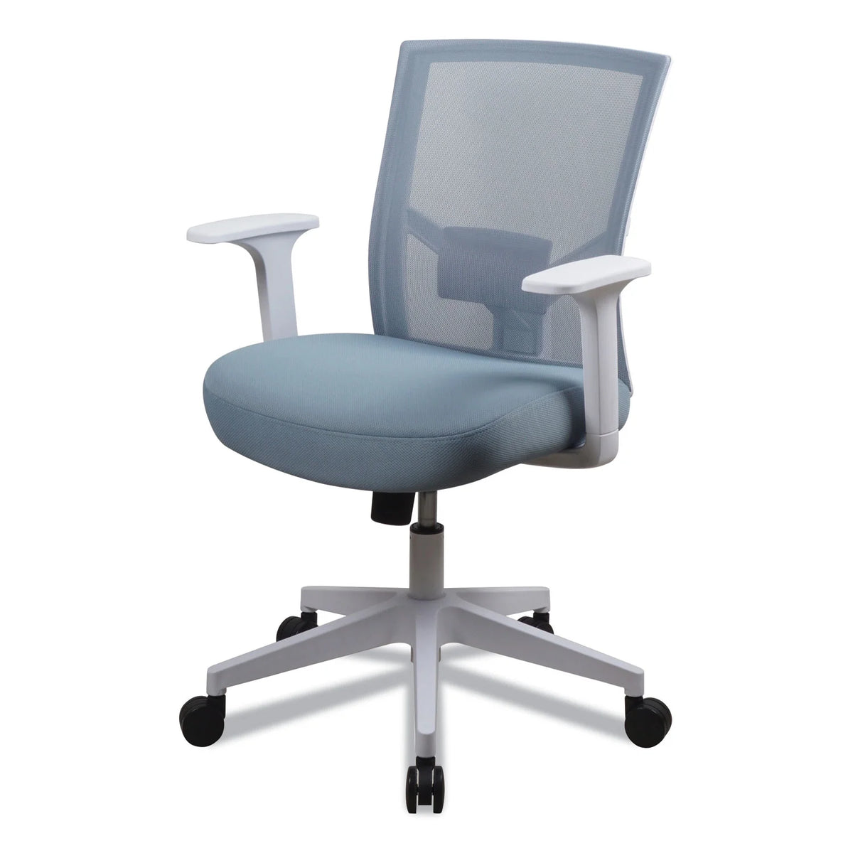 Seafoam Blue Mesh Back Fabric Task Chair A217