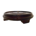 Dark Red Mahogany Porcelain Vase Stand R684