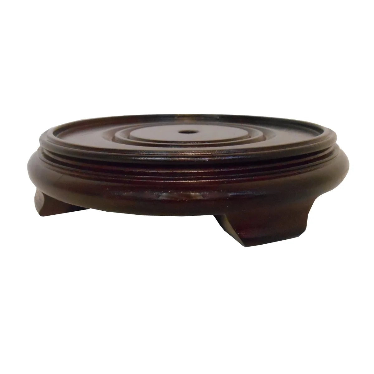 Dark Red Mahogany Porcelain Vase Stand R684