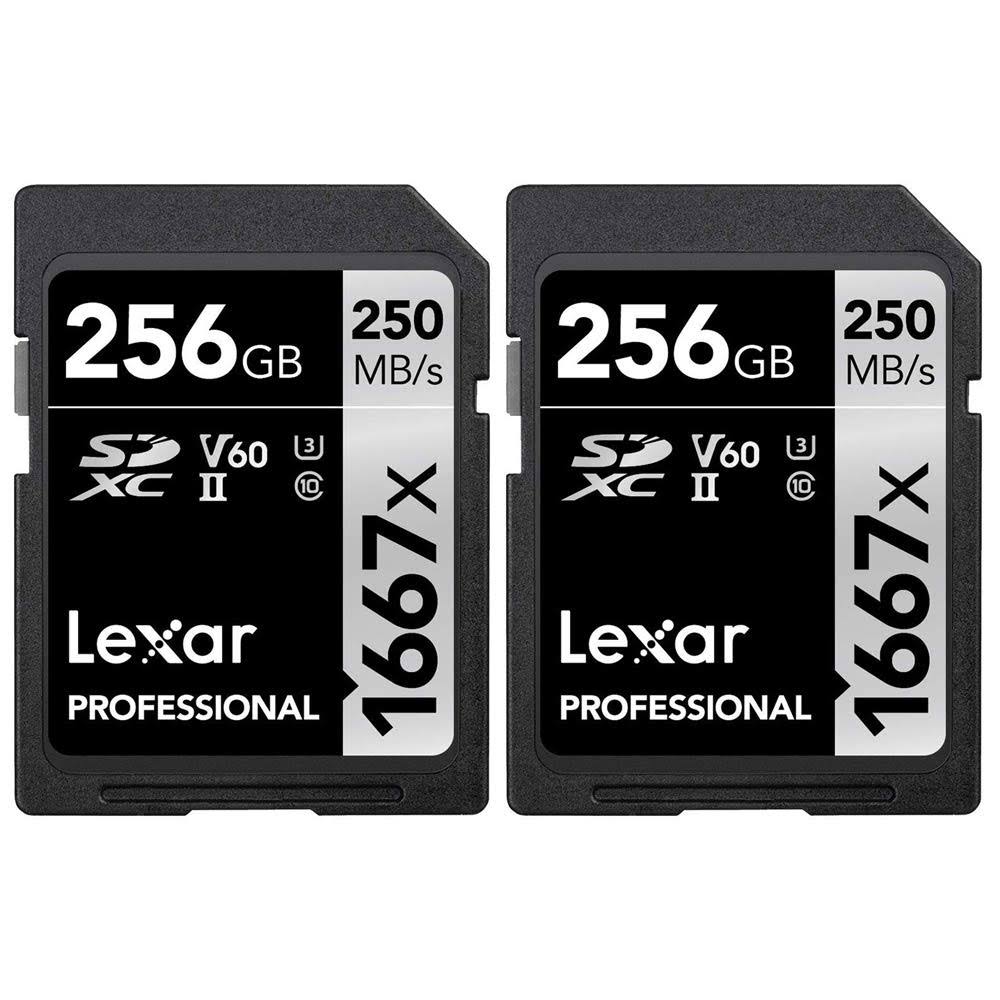 256gb UHS-II SDXC Memory Card 2 Pack Y2804