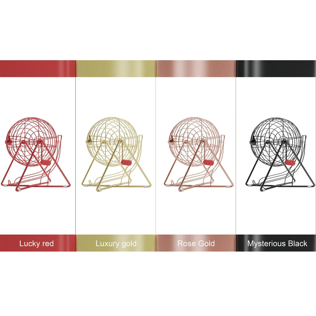 Black Steel Bingo Cage Q854694