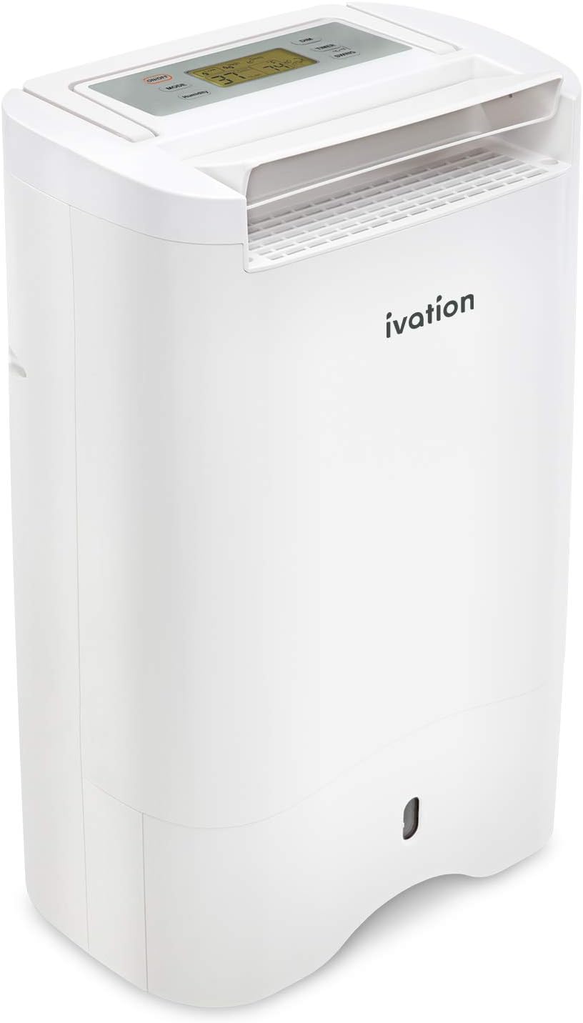 19 Pint Compact Desiccant Dehumidifier with Continuous Drain Hose K45877