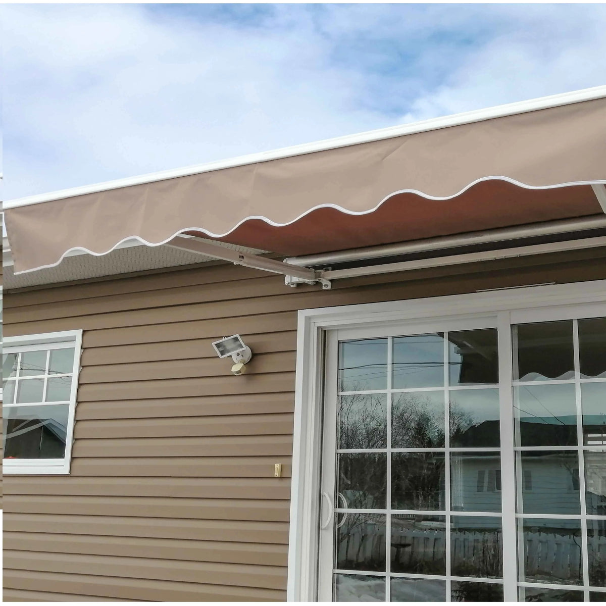 13' x 10' Retractable Patio Awning Canopy K6391