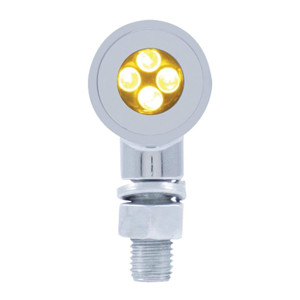 4 LED Mini Bullet Marker Light Amber M487