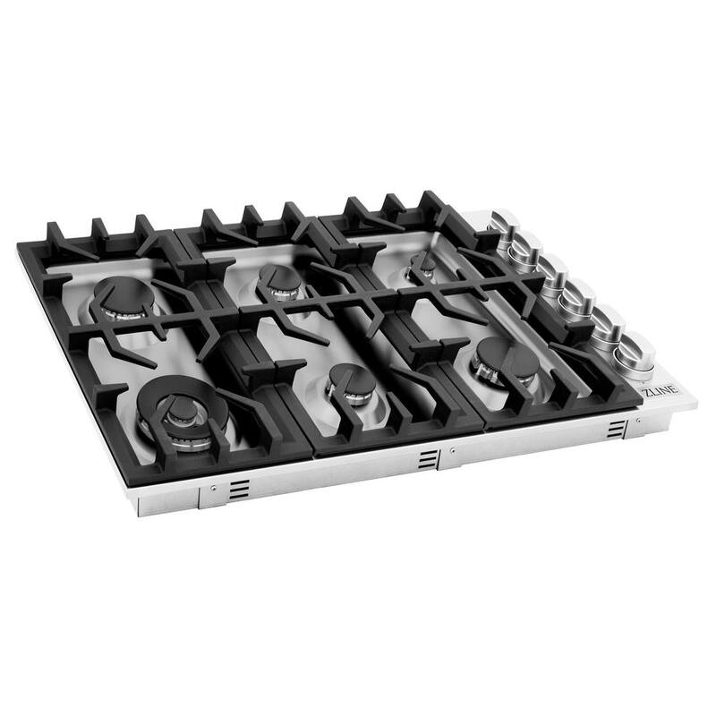 6 Burner Gas Cooktop in Stainless Steel C380493