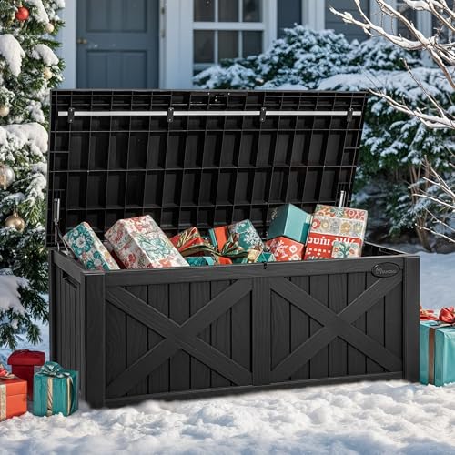 120 Gallon Resin Outdoor Storage Box I4037