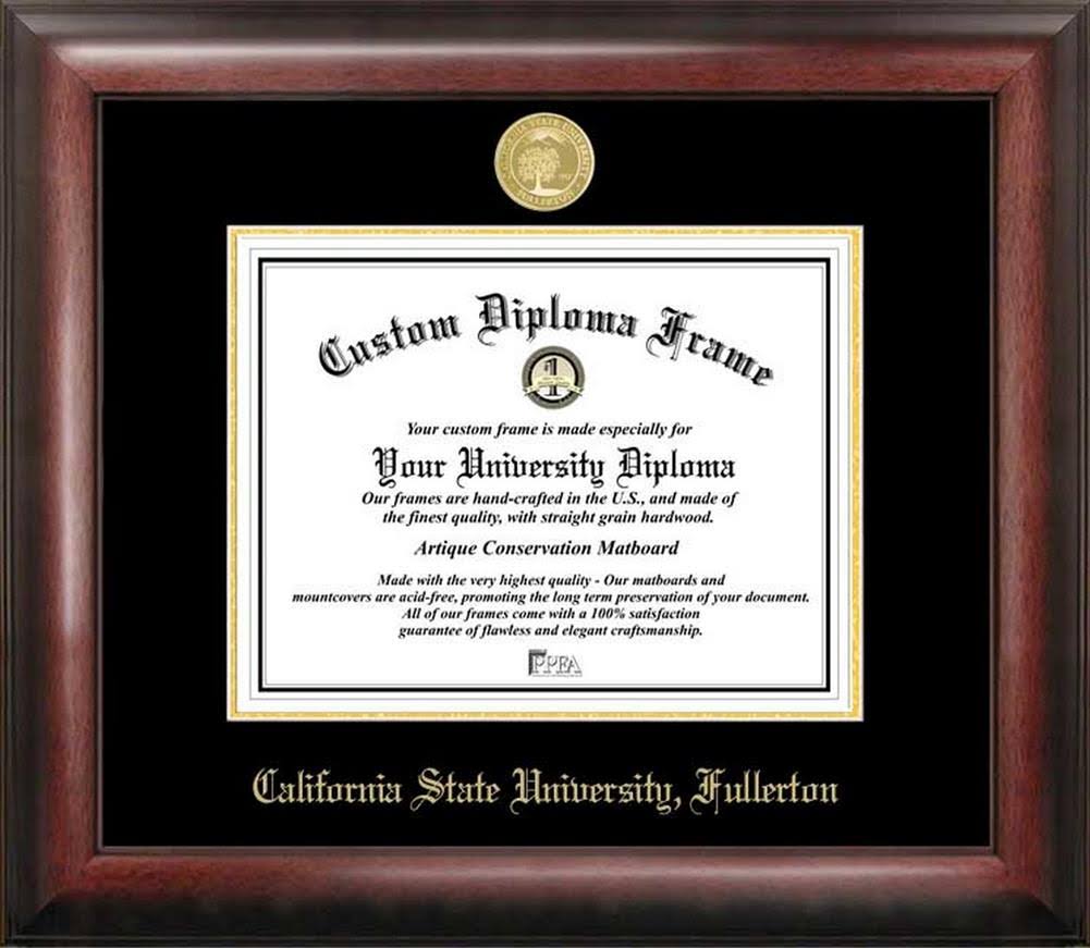 Gold Embossed Diploma Frame V137