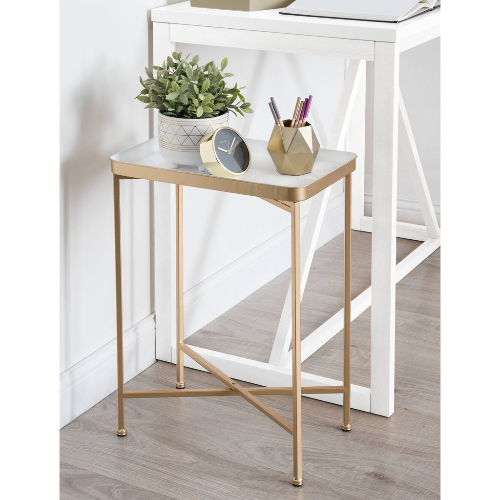 Bronze Metal Accent Table I395153