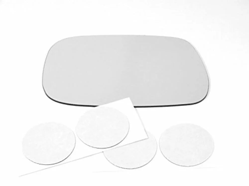 Left Driver Mirror Glass Lens with Adhesive D2834