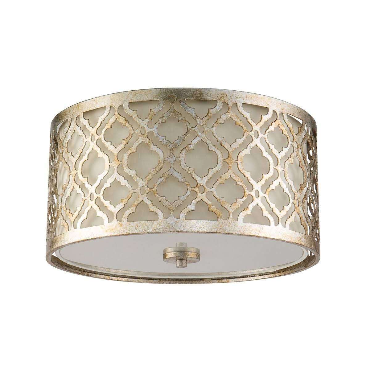 Silver Flush Mount E141