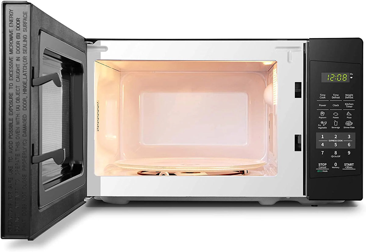 0.7cu.ft 700W Black Countertop Microwave Oven B129907