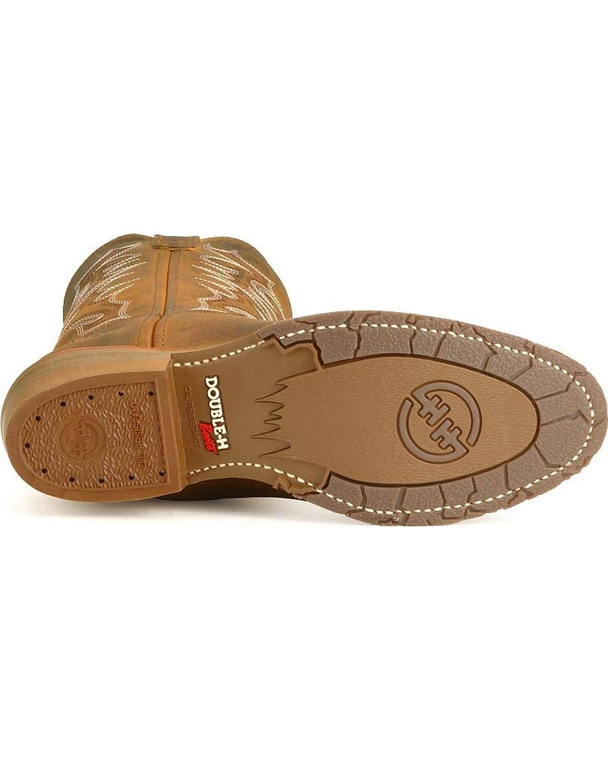 Brown Gel Ice Work Western Boots E717788