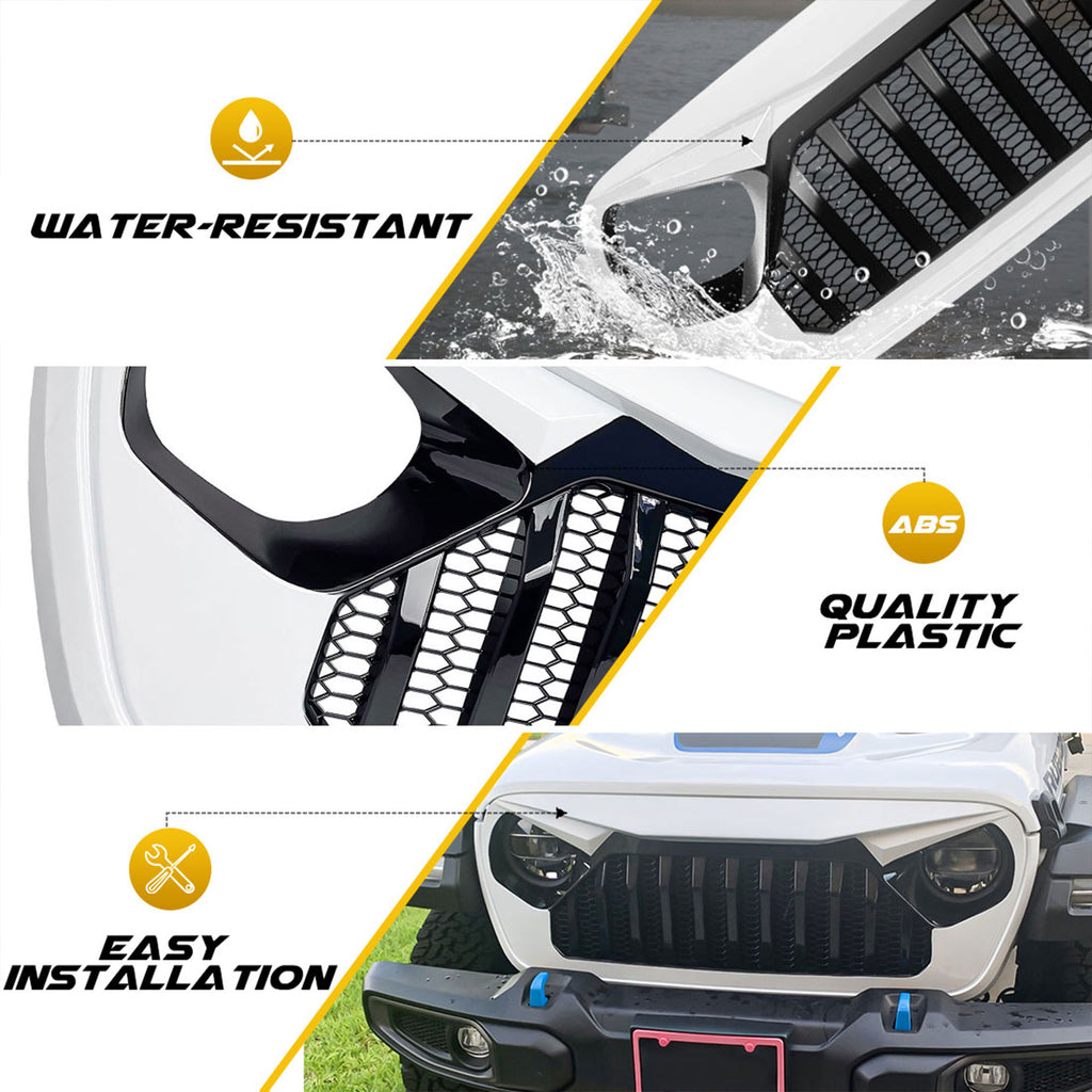 Front Grille for Jeep Wrangler JL & Gladiator JT B687