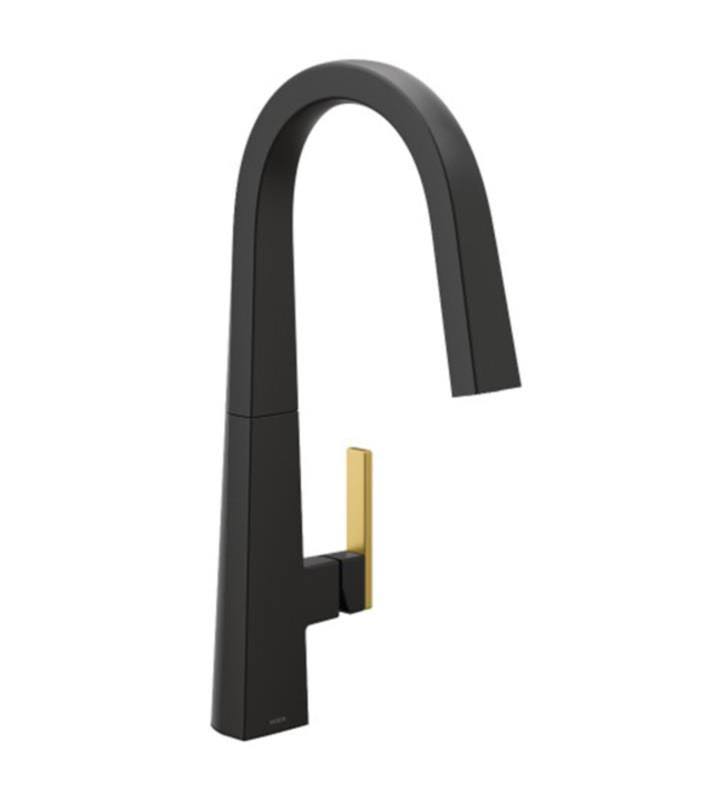 Chrome Pull Down Single Handle Kitchen Faucet F551