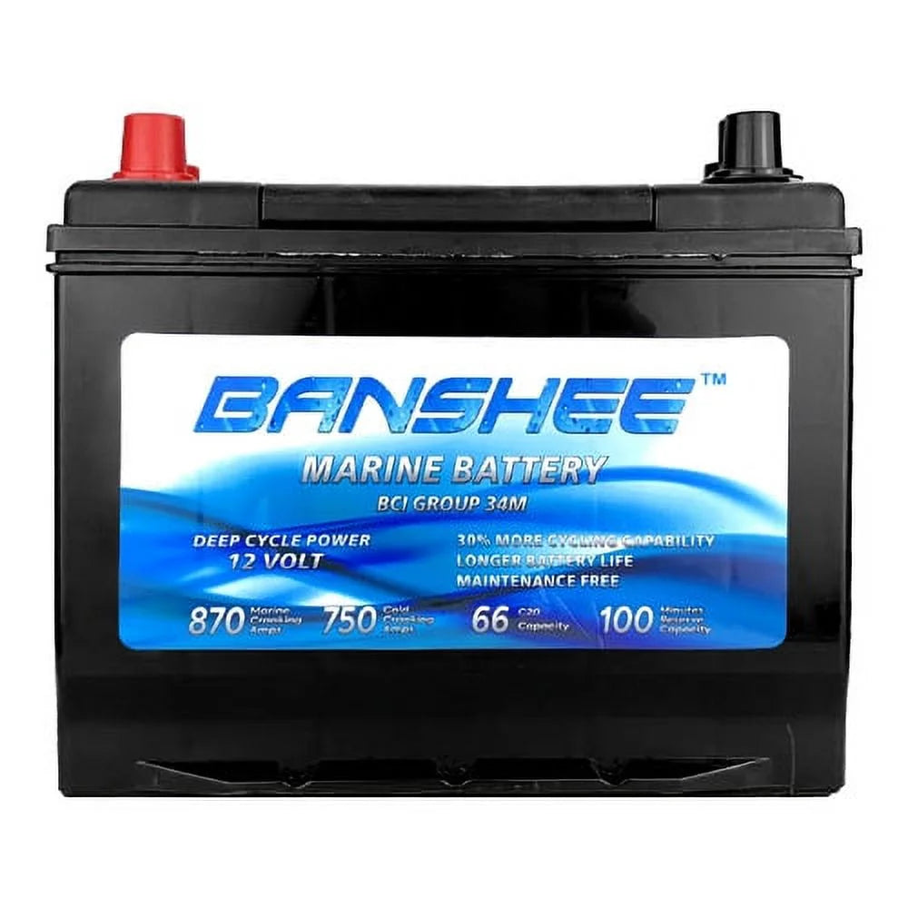 Group Size 34 Deep Cycle Marine Battery O1395
