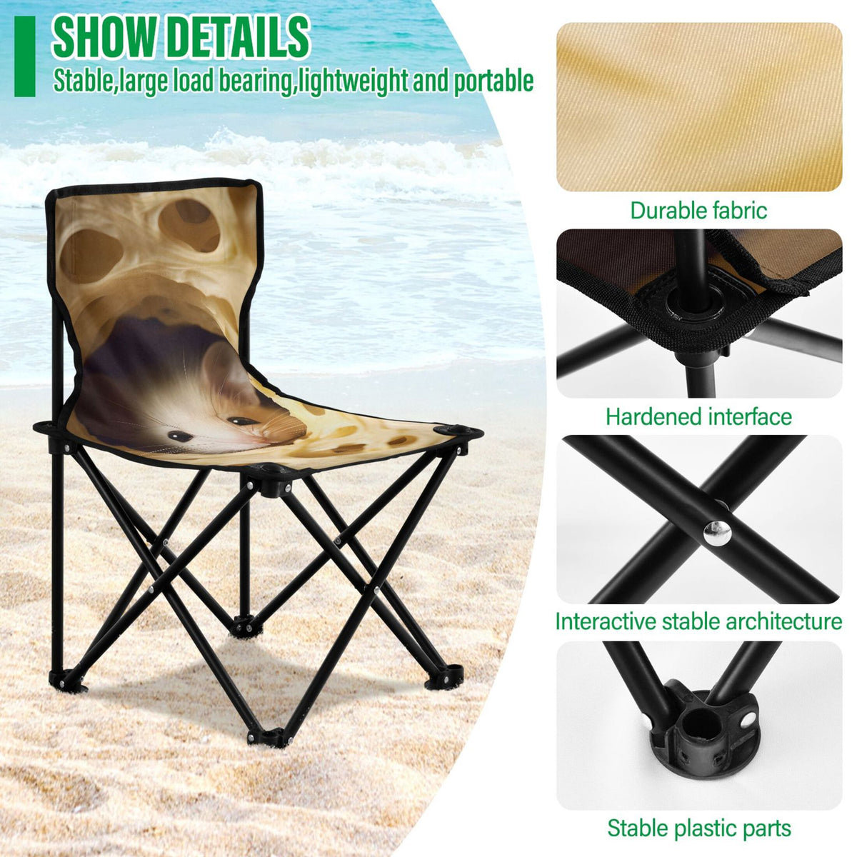 Portable Camping Chair with Carry Bag G29330