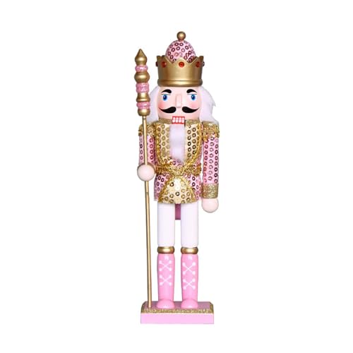 15 Inch Pink Wooden Nutcracker Ornaments J295