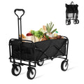 Collapsible Heavy Duty Utility Wagon with Wheels, Black C87756