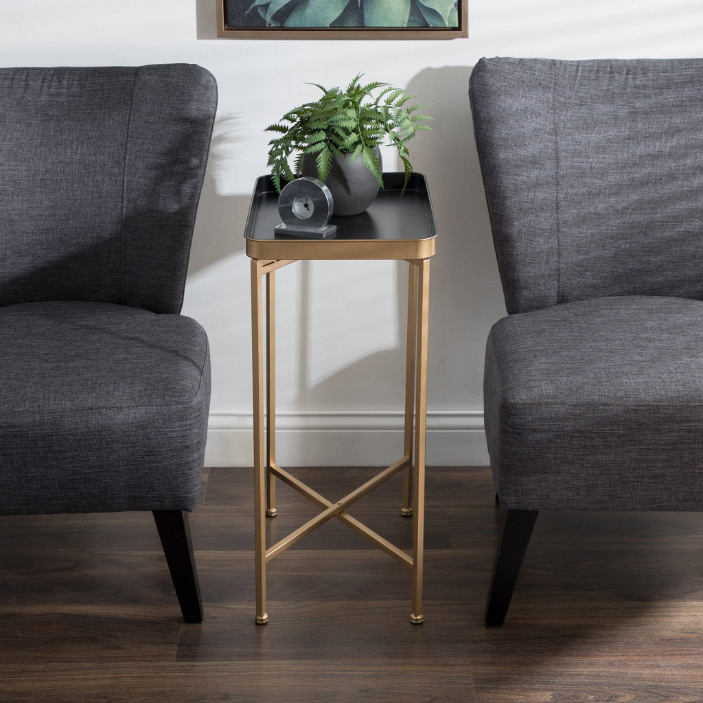 Bronze Metal Accent Table I395153