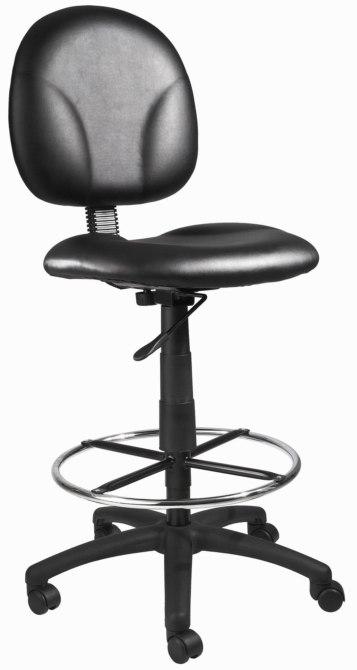 Black Drafting Stools with Footring V3665