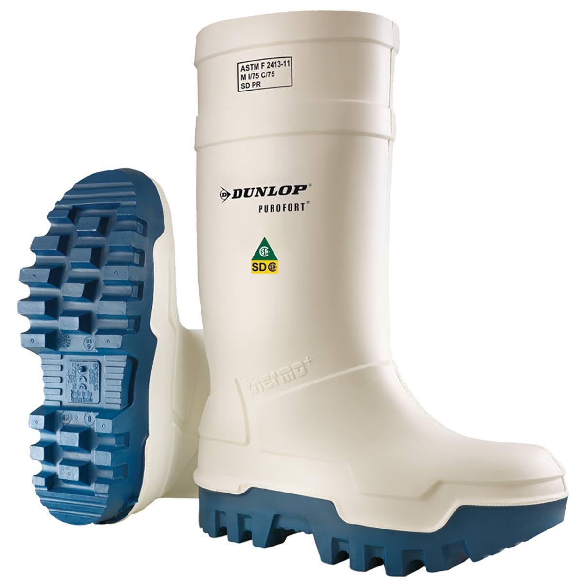 Full Safety White & Blue Size 13 Boots I8301