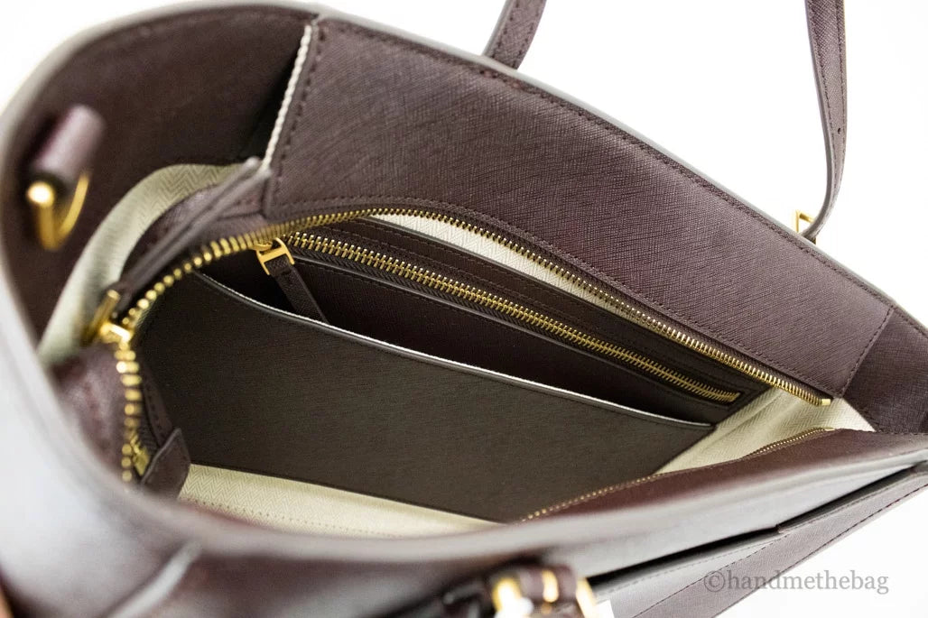 Small Saffiano Leather Tote Handbag O93924