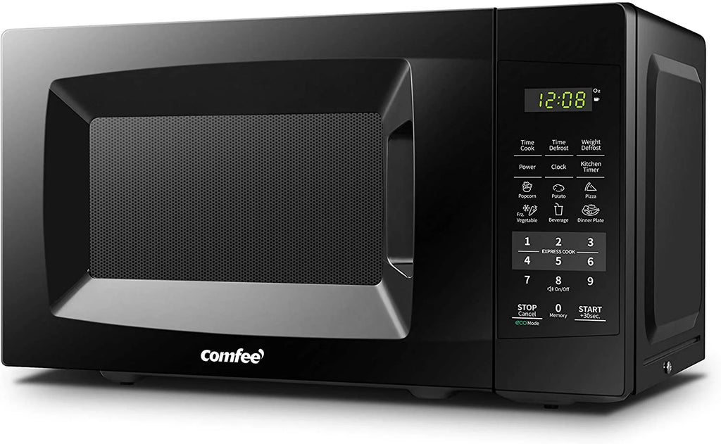 0.7cu.ft 700W Black Countertop Microwave Oven B129907