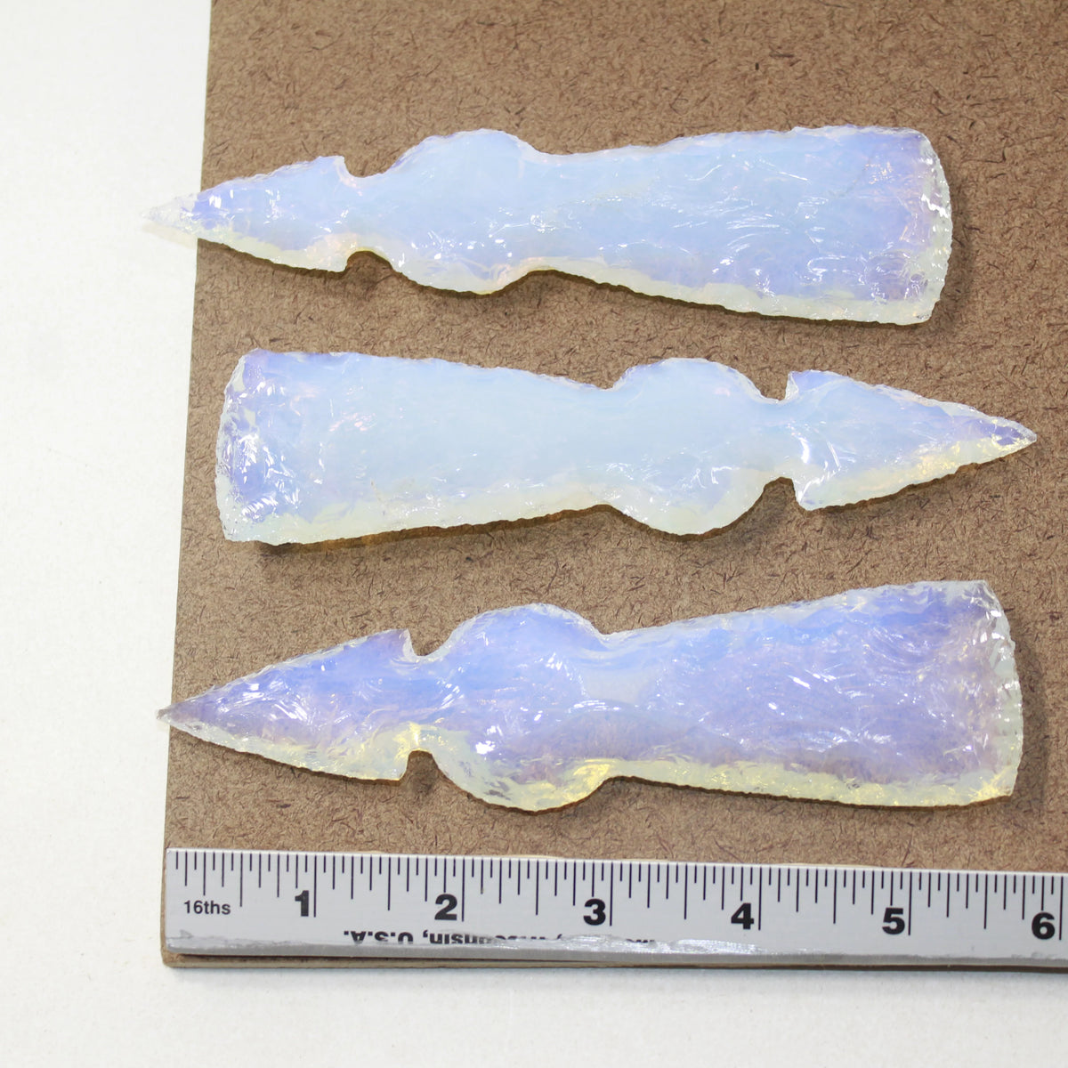 Opalite Ornamental Tomahawk Heads B62184