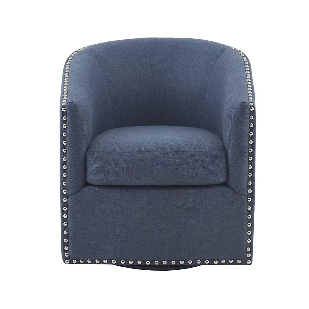 Blue Barrel Swivel Chair D167296