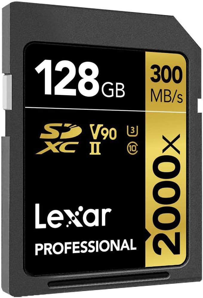 128GB SD UHS-II Memory Card 2 Pack R6614