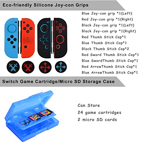 Accessories Kit for Switch Games Bundle F232