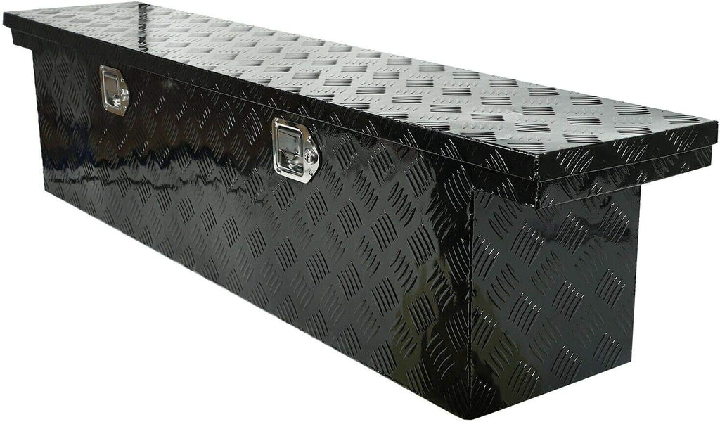 Black Aluminum Pick Up Truck Bed Tool Box Z59444