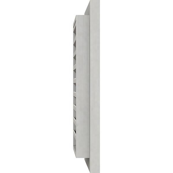 14 inchw x 18 inchh Primed Western Red Cedar Gable Vent A432057