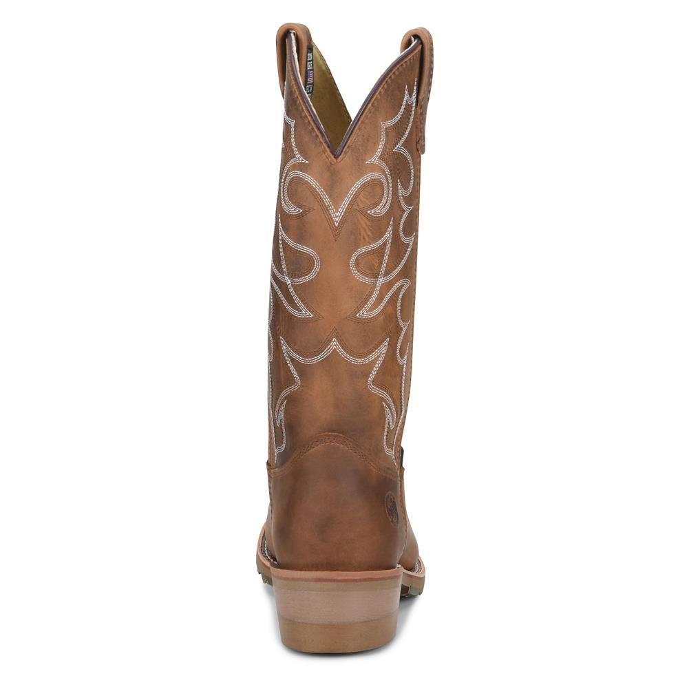 Brown Gel Ice Work Western Boots E717788